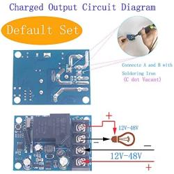 Remote Control Switch,DC 12V/24V/48V/40A Relay Wireless Light Switch 12V-48V Wide Voltage for Anti-Theft Alarms Garage Door Motor 433Mhz Transmitter and Receiver (2X Control 433MHz)