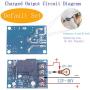 Remote Control Switch,DC 12V/24V/48V/40A Relay Wireless Light Switch 12V-48V Wide Voltage for Anti-Theft Alarms Garage Door Motor 433Mhz Transmitter and Receiver (2X Control 433MHz)