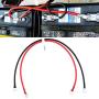 Battery Cable - iGreely 8 AWG 8 Gauge Wire Made with Tinned Copper Wire Battery Power Inverter Cables with Terminals for Solar Panel Trolling Motor Automotive Motorcycle RV Marine 4ft/1.2m