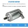 Starter Replacement for Select 1987-2013 Yamaha 350 Raptor, Big Bear, Warrior, Kodiak 1UV8180050, 1UY8180051, 1UY8189000, 1YW-81800-50, 128000-3760, ND2280009310, 41054018, SMU0065