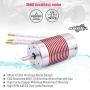 Surpass Hobby 3660 3800KV Platinum Waterproof Brushless Motor Engine Shaft 5.0mm for 1/10 RC Car Truck Model