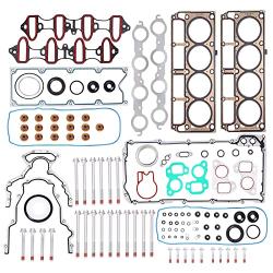 VINAUO MLS Full Cylinder Head Gasket Set w/Head Bolts HS26282PT ES72173 (1st Generation) for Avalanche Suburban Express Savana 1500 5.3L Sierra 1500 Tahoe GMC Yukon Envoy Buick Cadillac 4.8L 5.3L V8