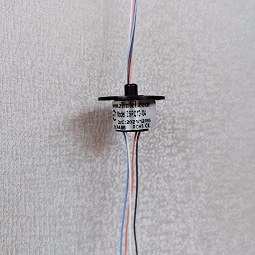 Electric Small Slip Ring Multi-Contact Rotating Conductive Slip Ring 4 Wires Diameter 12MM for 2A