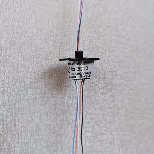 Electric Small Slip Ring Multi-Contact Rotating Conductive Slip Ring 4 Wires Diameter 12MM for 2A