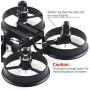 Howellp 7x20mm Motors 7mm Coreless Motors with 1.25 Plug Rubber Rings for Tiny Whoop FPV Quadcopter (720)