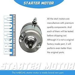 Starter Motor Replacement For Honda TRX400FW 450ES 450FM 450S 500FE 500FM 500FPE 500FPM 500TM, 31200-HM7-003, 31200-HM7-A41