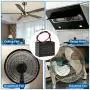 BEEYUIHF CBB61 Fan Capacitor 1.8UF 450V AC 50/60Hz 2 Wire for Fan/Ceiling Fan Motor Start Run Capacitance(Pack of 2Pcs)
