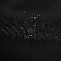 Seamander Outboard Motor Cover 10 - 200 HP Engines Cover Waterproof Boat Cover (Half Outboard fits 10 hp, Black(300D))
