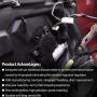Dasbecan Front Left Window Lift Motor Compatible with Mazda 3 2004-2009 Mazda 6 2006-2007 Mazda CX7 2007-2012 Mazda CX9 2007-2015 Mazda RX8 2009-2011 GJ6A5958XF G22C5958XC D6515958XB 742-801
