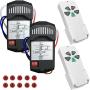 2 Pack Universal Ceiling Fan Remote Control Kits with Light Dimmer 3 Speed Fan Controller Receiver Lamp Dim Remote Replacement for Hampton Bay/Hunter/Harbor Breeze/Westinghouse/Honeywell & More