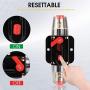 M1A2 Circuit Breaker Switch 30A Waterproof Fuse Inline Holder 3-15 AWG Resettable Fuse Manual Reset 12V-48V DC for Car Audio Sound Amplifier System RV Home Marine Boat Truck