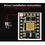 BIGTREETECH TMC5160 v1.3 Stepper Motor Driver Stepstick Mute 3D Printer Part with Heatsink for SKR 2/Octopus V1.2/SKR V1.4 Turbo/SKR V1.3 Control Board (1pcs)