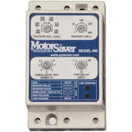 Symcom / Littelfuse Voltage Monitor, 3-phase,190-480VAC or 475-600VAC,50/60Hz