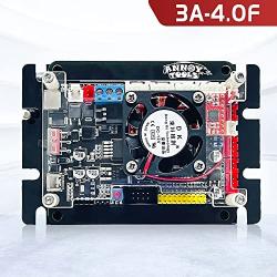3-Axis 32-bit ARM Based CNC Controller,GRBL 1.1F USB Port CNC Engraving Machine Control Board with Fan Cooling,Support 500W Spindle/NEMA23 Stepper Motor/Laser (with Fan)