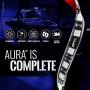 OPT7 Aura ATV UTV Underglow LED Lighting Kit, RGB Multi-Colors Neon Underbody Accent Strips w/Smart Brake Sensor, Switch Wireless Remote, 4-Key Chain Controller, IP67 Waterproof, 12V, 10pc