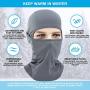 Vanolu Balaclava Face Mask Motorcycle Summer Cooling Neck Gaiter Windproof Breathable Sun UV Protector Scarf for Men Women