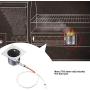 QuliMetal Grill Auger Motor, Grill Induction Fan Kit, Grill Hot Rod and 304 Stainless Steel Fire Burn Pot for for Traeger Pellet Grills