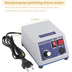 LVCHEN N3 MicroMotor E-Type-Handle - 35K RPM Polisher Micro Motor Polishing Hand Tool for Lab Jewelry Ceramics Silicone Glasswork Woodcarving Artware