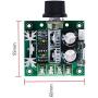 Stayhome 1pcs DC 12V 24V 30V 40V 13KHZ Auto PWM DC Motor Speed Regulator Governor Speed Controller Switch 10A 50V 1000uF