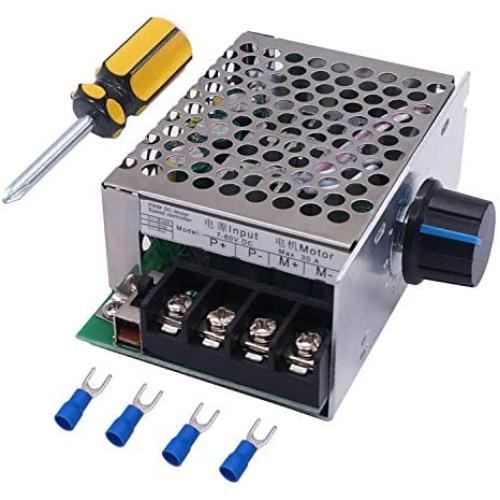 weideer 7-80V PWM DC Motor Speed Controller Switch 30A Control 12V 24V 36V 48V With Screwdriver And Terminals K-012