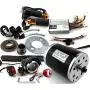 L-faster Bracketless 800W Electric Bike Scooter Motor Unite Brush Motor MY1020 for Mini Bike 1000W Controller with Handle Accelerator