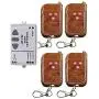 Télécommande sans fil 1 récepteur + 4 émetteurs contrôleur de moteur tubulaire avant/arrière/arrêt 3 clés Calvas 110V 220V Télécommande sans fil 1 récepteur + 4 émetteurs contrôleur de moteur tubulaire avant/arrière/arrêt 3 clés Calvas 110V 220V