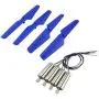 Paliers de Révision Améliorés Moteur Hélices Principales Remplacements pour Syma X5 X5C X5S X5SC X5SW Quadcopter Mini Drone Jouet (Bleu) Paliers de Révision Améliorés Moteur Hélices Principales Remplacements pour Syma X5 X5C X5S X5SC X5SW Quadcopter Mini Drone Jouet (Bleu)