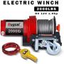 RUGCEL 2000-lb. ATV/UTV Electric Winch (2000winch)