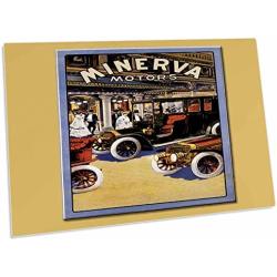 3dRose Vintage Minerva Motors Advertising Poster - Desk Pad Place Mats (dpd-130189-1)
