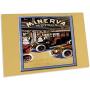 3dRose Vintage Minerva Motors Advertising Poster - Desk Pad Place Mats (dpd-130189-1)