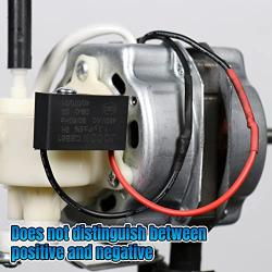 BEEYUIHF CBB61 Fan Capacitor 1.8UF 450V AC 50/60Hz 2 Wire for Fan/Ceiling Fan Motor Start Run Capacitance(Pack of 2Pcs)