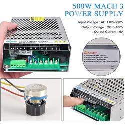 Daedalus 0-100vdc PWM Power Supply Unit, Compatible with 500w Brushed Spindle Motor