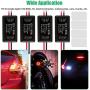 4PCS Upgraded Brake Light Flasher Controller, 12V-85V Flash Strobe Controller Flasher Module for Most Brake Lights Including LED Clusters Cars Motorcycles Electric Bicycles and Other LED Lights