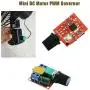 Comidox 4PCS Mini DC 3V 6V 12V 24V 35V PWM Motor Speed Controller Switch Module Ultra Small LED Dimmer 5A
