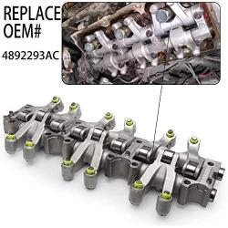 MUSHENG 4892293AC Exhaust Valve Rock Arms Rocker Arm Shaft Lifter Assembly Fit for Dodge Charger Challenger Journey 3.5L 2005-2010 for Chrysler 300 Pacifica with 3.5/4.0 Engine 2004-2010