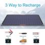 OYMSAE 30 Watt 12 Volt Solar Panel Solar Trickle Charger 30W 12V Portable Solar Battery Charger & maintainer with Cigarette Lighter Plug & Alligator Clip