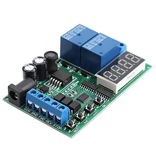 5V - 24V Motor Forward/Reverse Controller Timing Delay Time Cycles Relay Motor Controller Board