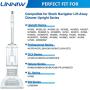 4+2 Pack Filters for Shark Vacuum Navigator Lift-Away ZU503AMZ, NV350, NV351, NV352, NV355, NV356E, NV357, NV360, NV370, NV391, UV440, UV490, UV500, UV540, UV541, UV550, CU500, Shark Replacement Filter Set XFF350 XHF350