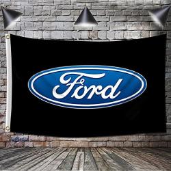 DecrPlus Banner Flag - 3*5ft/150*90cm (HD Printing, Durable 150D Polyester for Garage Man Cave with Metal Grommet
