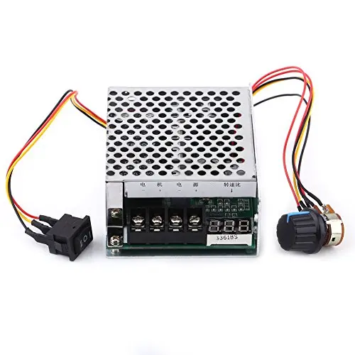 DC Motor Speed Controller Reversible with Digital Display Reversible Switch for DC Motor Driver Module 12V 24V 36V