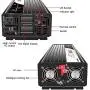 Xijia 3000W (Peak Power 6000W) dc 48v to 110V 120V ac 60HZ Pure sine Wave Solar Inverter for Home RV &Camping (DC48V (Range 40V-60V) 3000W)