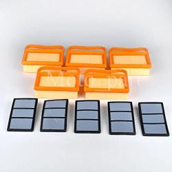 Haliniose 5 Set for Air Filter Cleaner Kit for Stihl TS410 TS420 TS480 TS500 4238-140-4402 (Item_by#Motor_Part~hee37121996549255
