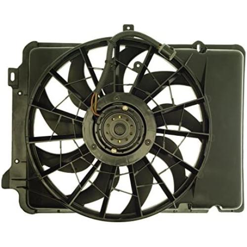 Dorman 620-101 Engine Cooling Fan Assembly Compatible with Select Ford / Lincoln / Mercury Models , Black