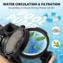 VEVOR 2.0HP Inground /Above Ground Pool Pump, 5520 GPH Max Flow, 230 V, 1500 W Dual Speed Energy Saving Swimming Pool Motor for in/above Ground Pool w/ Strainer Basket, Certificate of ETL for Security