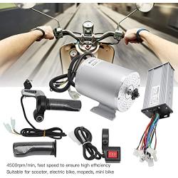BTER Electric Brushless DC Motor Kit, 48V 2000W 4500rpm High Speed Brushless Motor Controller with 34A Controller and Throttle, Professional Electric Scooter Motor for Electric Scooter, E-Bike