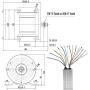 VEVOR Electric Brushless DC Motor,72V 3000W Brushless Electric Motor,4900RPM Brushless Motor Kit,w/Controller and Throttle Grip for Electric Scooter E Bike Engine Motorcycle DIY Part Conversion Kit