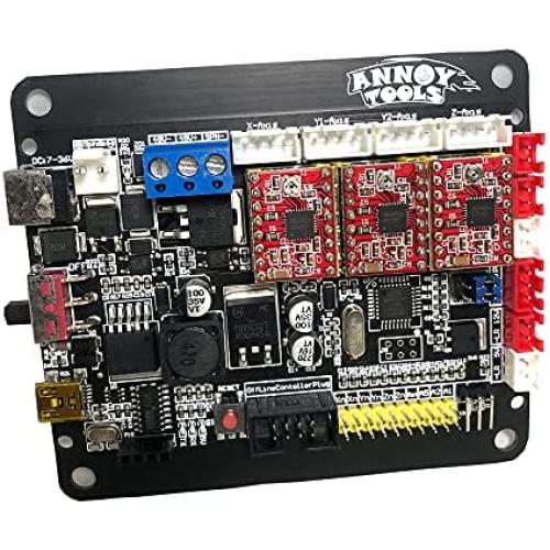 Purewords GRBL 0.9 or 1.1 Controller Control Board 3Axis Stepper Motor Double Y Axis USB Driver Board for CNC Laser Engraver