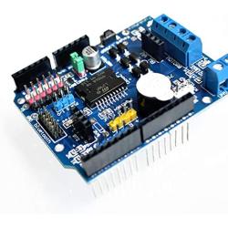 FainWan L298P DC Motor Drive Module L298P DC Motor Drive Shield H-Bridge Drive Expansion Board High-Power DC Stepper Motor Controller Compatible with Ar-duino