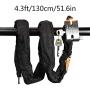 Motorcycle Chain Locks Bike Chain Lock 4.3 FT Motorcycle Lock Heavy Duty Bike Lock Motorcycle Security Chain Lock Bicycle Lock with 0.6inch Square Lock for Motorcycles, Bikes, and More (4.3 FT)