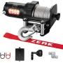 ZEAK 2500-lb. ATV Winch Kit with Mini-Rocker, Galvanized Steel, Waterproof